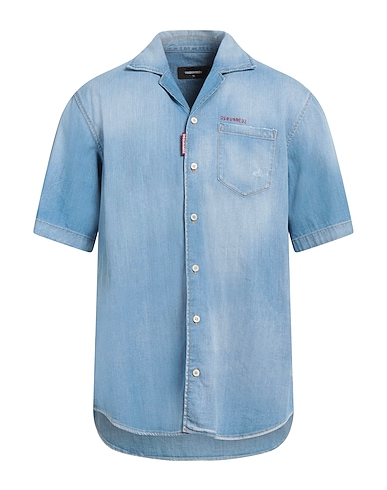 DSQUARED2 Denim shirt 98% Cotton, 2% Elastane