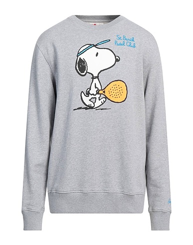 MC2 SAINT BARTH Sweatshirt Light grey 100% Cotton