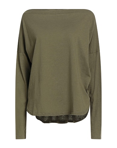 KONTATTO Basic T-shirt Military green 100% Cotton