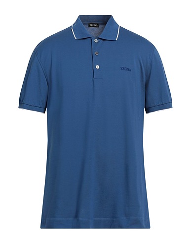 ZEGNA Poloshirt Marineblau 95% Baumwolle, 5% Elastan