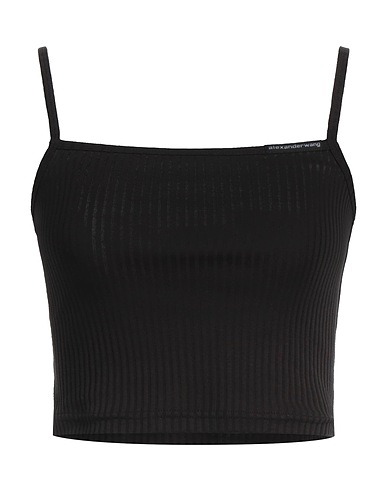 ALEXANDER WANG トップス ブラック コットン 100%