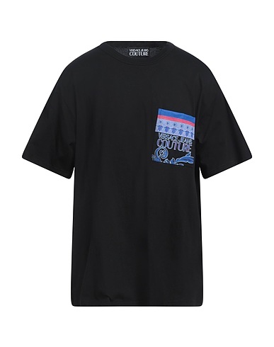 VERSACE JEANS COUTURE T-shirt Black 100% Cotton