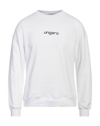 UNGARO Felpa Bianco 80% Cotone, 20% Poliestere