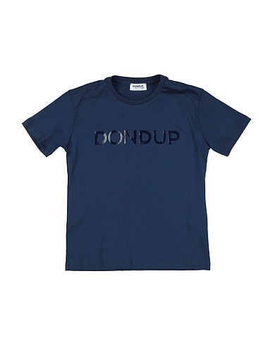 DONDUP T-shirt Blue 100% Cotton, Elastane