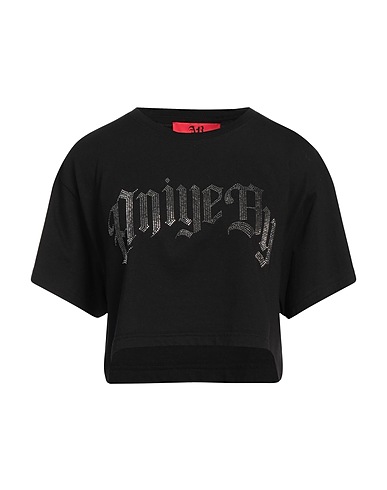 ANIYE BY T-shirt Black 100% Cotton