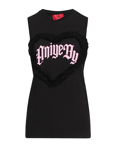 ANIYE BY T-shirt Black 100% Cotton