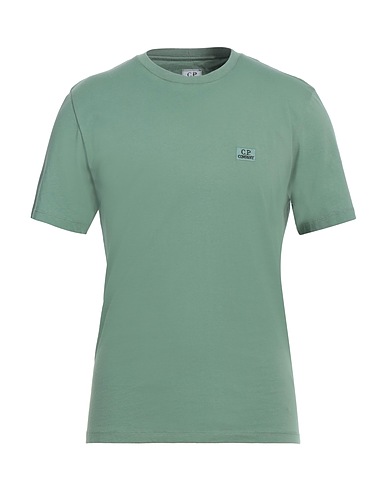 C.P. COMPANY T-shirt Verde 100% Cotone