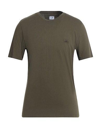 C.P. COMPANY T-shirt basique Vert militaire 100% Coton