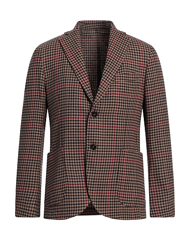 ..,BEAUCOUP Blazer Sand 48% Cotton, 35% Wool, 14% Polyamide, 3% Other Fibres