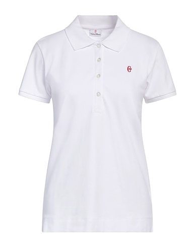 CONTE OF FLORENCE Polo Bianco 95% Cotone, 5% Elastan
