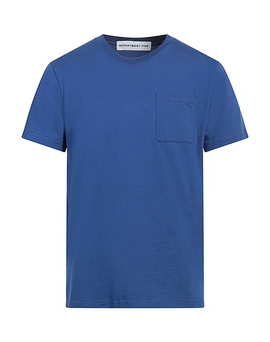 DEPARTMENT 5 Basic T-Shirt Blue 100% Cotton
