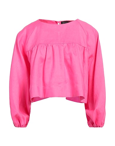 ACTUALEE Top Fuchsia 100% Linen