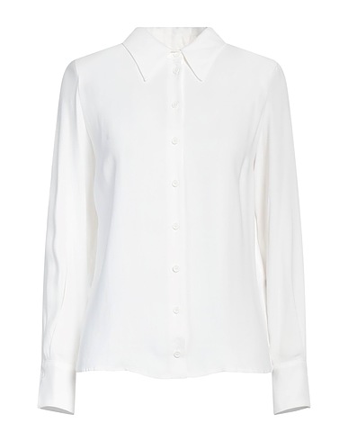 ELISABETTA FRANCHI Solid colour shirts & blouses White 100% Viscose