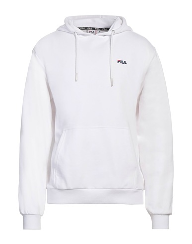 FILA Hooded track jacket  White 80% Cotton, 20% Polyester