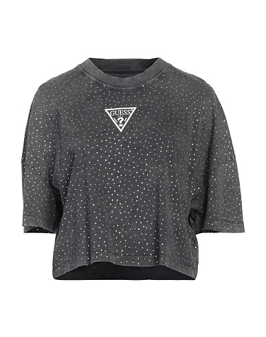 GUESS Ｔシャツ グレー コットン 100%