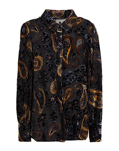 GUESS Patterned shirts & blouses Black 52% Viscose, 48% Polyamide
