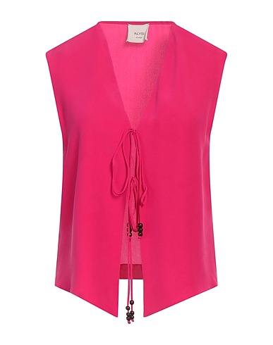 ALYSI Waistcoat Fuchsia 100% Silk
