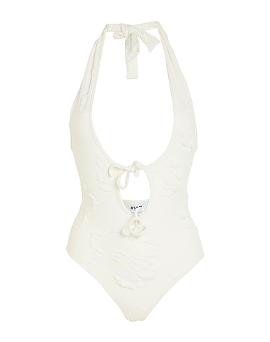 MSGM TOPS & TEES White 90% Polyester, 10% Elastane
