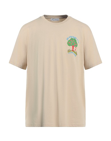 JW ANDERSON T-shirt Beige 100% Organic cotton