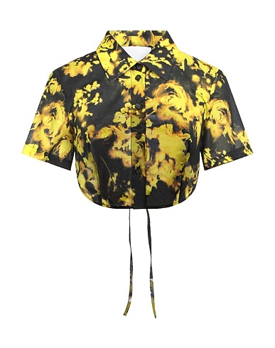 ERIKA CAVALLINI Top Yellow 100% Cotton