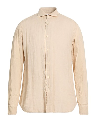 MC2 SAINT BARTH Solid colour shirt 100% Linen