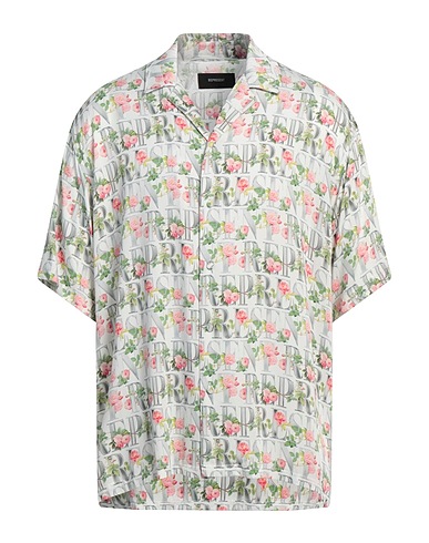 REPRESENT Hemd mit Muster Weiß 100% Viskose