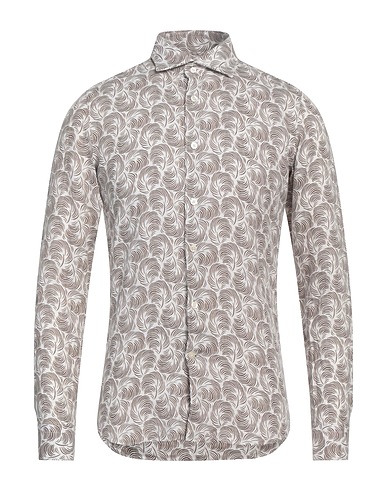 MASTRICAMICIAI Patterned shirt 100% Linen