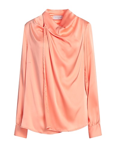 GAëLLE Paris Hemden und Blusen einfarbig Lachs 97% Polyester, 3% Elastan