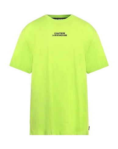 IUTER Ｔシャツ ライムグリーン コットン 100%