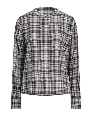 WOOLRICH Checked shirt Navy 100% Cotton