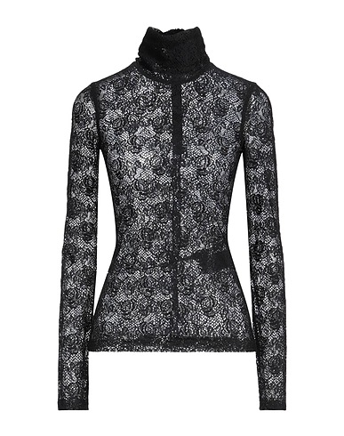 LIVIANA CONTI Top Black 81% Metallized polyamide, 19% Lyocell