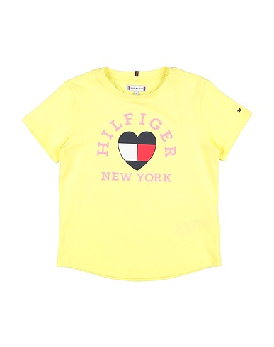 TOMMY HILFIGER T-Shirt Gelb 100% Baumwolle