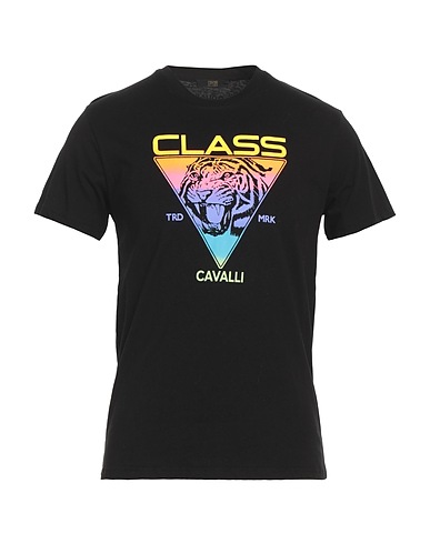 CAVALLI CLASS T-shirt Nero 100% Cotone