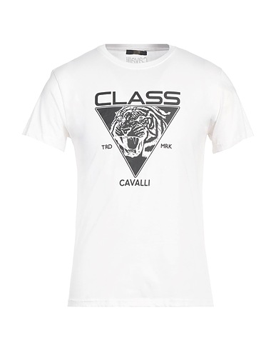 CAVALLI CLASS T-shirt Bianco 100% Cotone