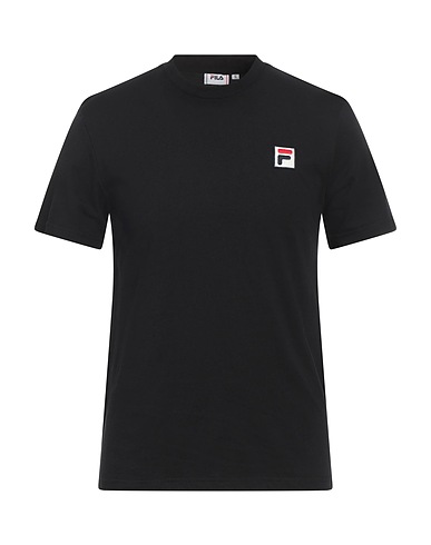FILA Basic T-Shirt Schwarz 100% Organische Baumwolle