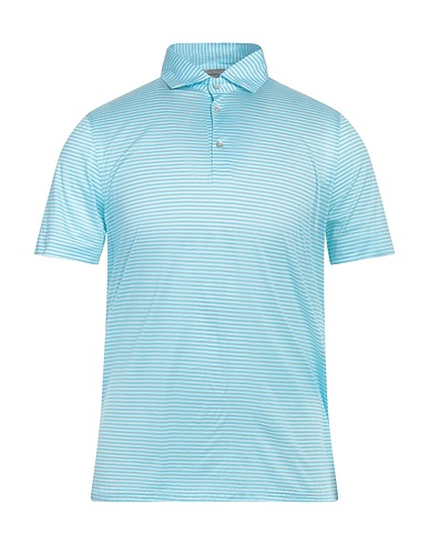 SARTORIO Poloshirt Tūrkis 100% Baumwolle