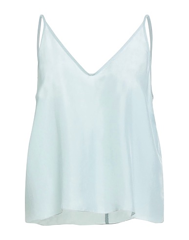 ALYSI Caraco Bleu ciel 100% Soie