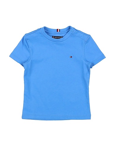 TOMMY HILFIGER T-shirt Light blue 100% Cotton