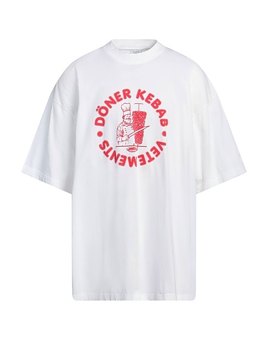 VETEMENTS Oversize-T-Shirt White 100% Cotton