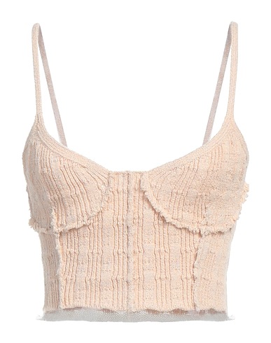 ACNE STUDIOS Top Beige 57% Wool, 28% Cotton, 15% Nylon