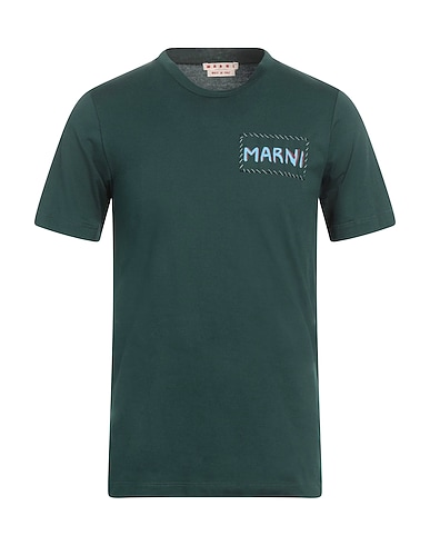 MARNI T-Shirt VERDE SCURO 100% Baumwolle