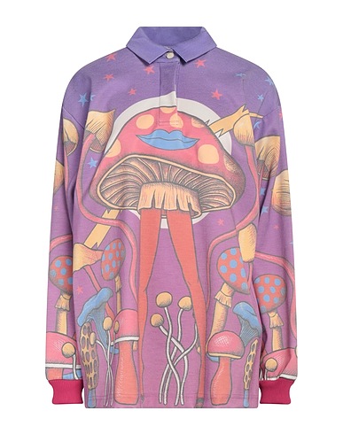 BRANDON MAXWELL Poloshirt 52% Baumwolle, 45% Polyester, 3% Elastan