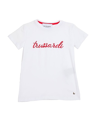 TRUSSARDI JUNIOR T-shirt White 94% Cotton, 6% Elastane