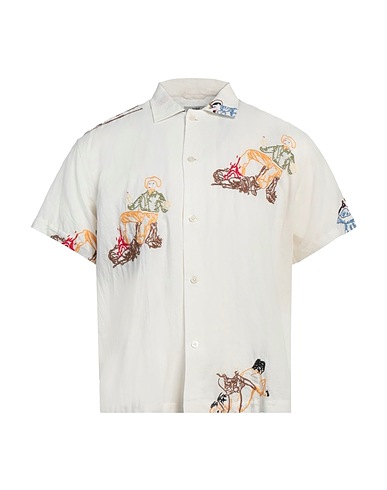 BODE Linen shirt Ivory 55% Linen, 45% Cotton