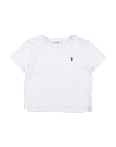 FRACOMINA MINI T-shirt White 95% Cotton, 5% Elastane