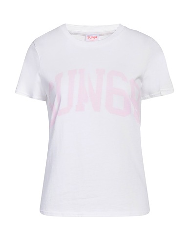SUN 68 T-shirt White 100% Cotton