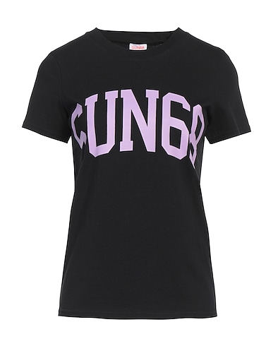 SUN 68 T-Shirt NERO 100% Baumwolle