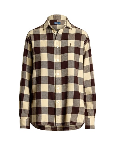 POLO RALPH LAUREN Checked shirt RELAXED FIT PLAID COTTON SHIRT
 Brown 100% Cotton