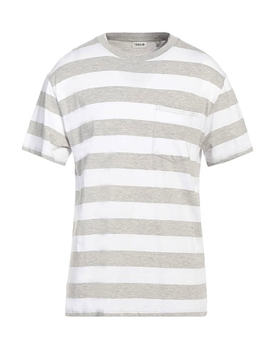 !SOLID T-shirt Grigio chiaro 95% Cotone, 5% Viscosa