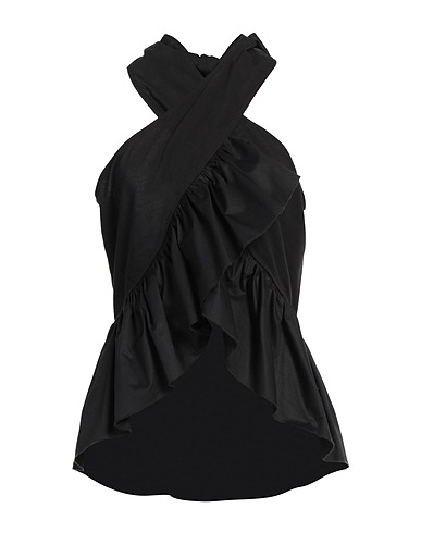 SIMONA CORSELLINI Top Black 100% Cotton